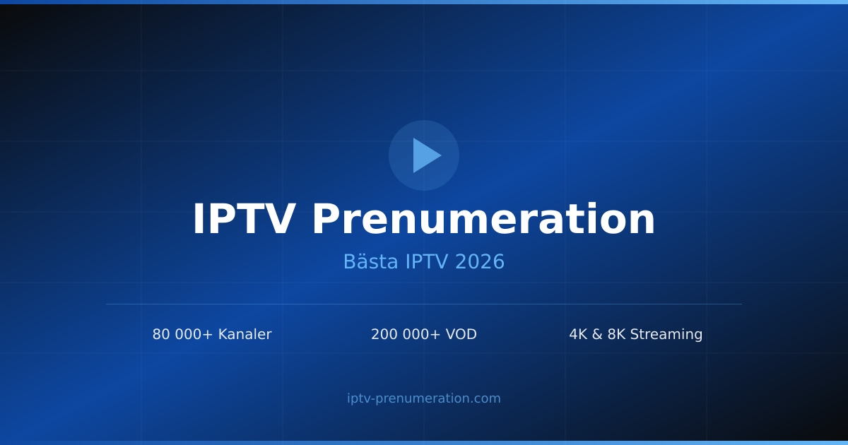 IPTV fire stick i Sverige 2026